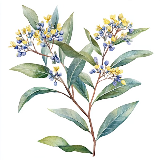 paint watercolour botanical illustrations