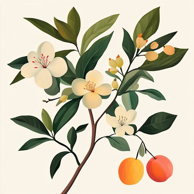botanic illustrations for any type of content