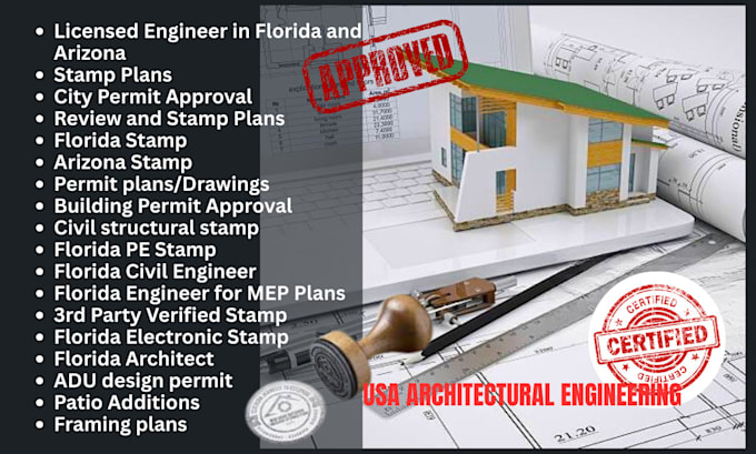 review stamp as licensed civil and structural engineer in texas and california