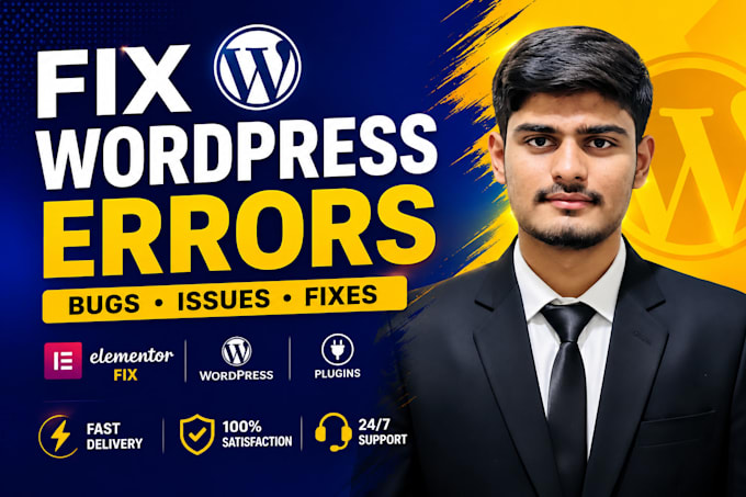 fix wordpress errors, bugs, plugin conflicts and website issues