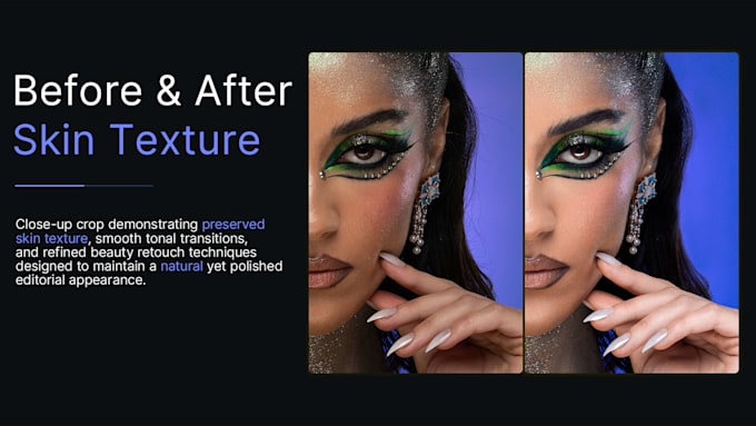 high end beauty retouch and photo editing