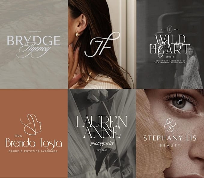 design a luxury minimalist initial letter logo