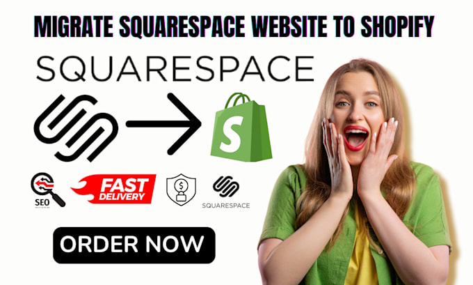 migrate clone transfer squarespace website to shopify store website migration