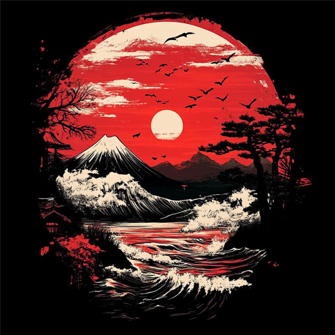 make japanese or anime streetwear  design