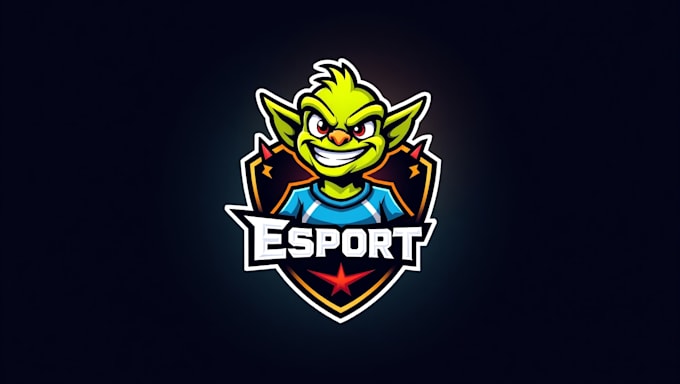 do wonderful goblin esport mascot logo design