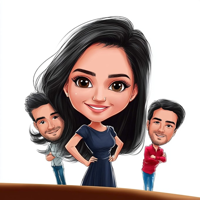draw amazing cartoon caricature potrait for you