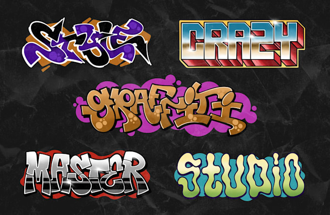 make digital graffiti custom letter for your commercial need