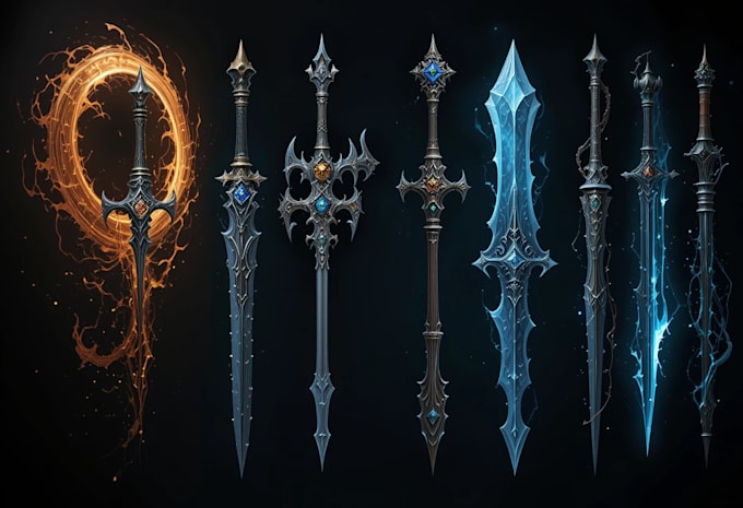 design your fantasy and dnd weapons