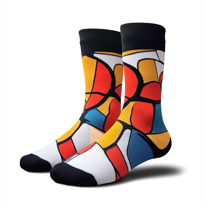 make a beautiful socks design