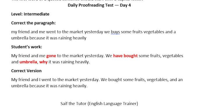 do accurate grammar and punctuation corrections