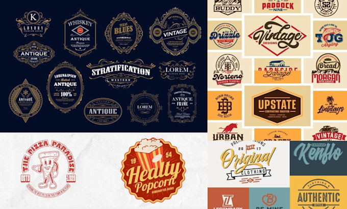 make an authentic vintage logo for your business