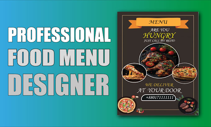 design attractive restaurant flyer and food menu