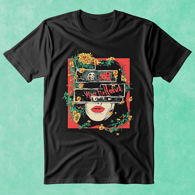 do bulk t shirt designs for merch and printful