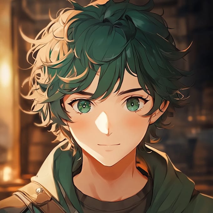 draw anime character illustration