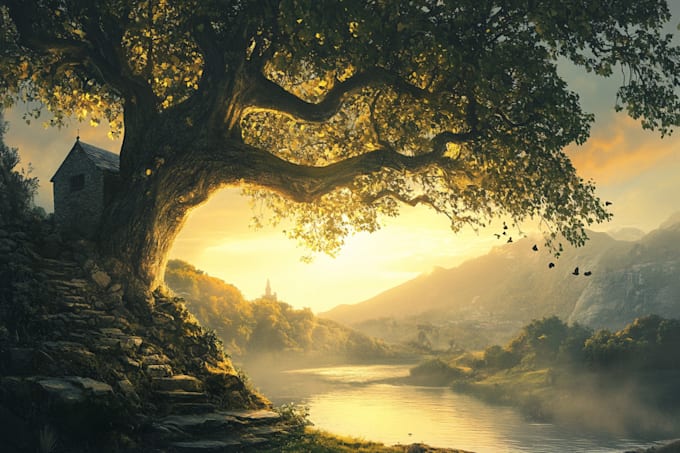 Create a environment concept art for you game by Viriostnaes | Fiverr