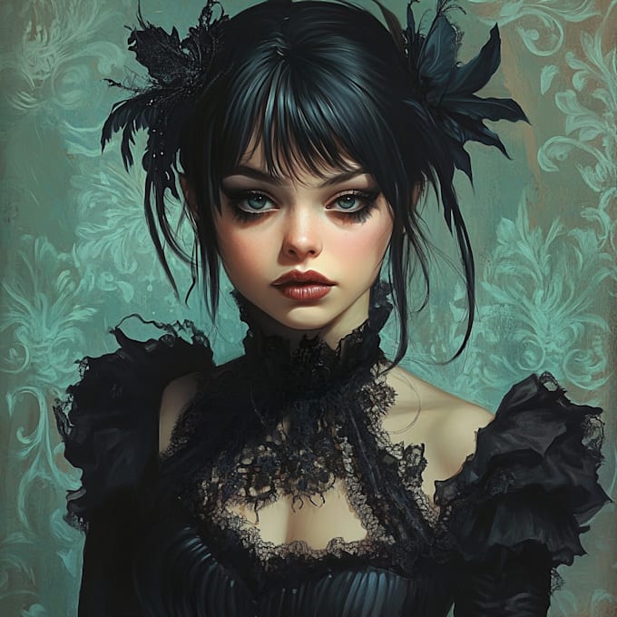 make horror fantasy style