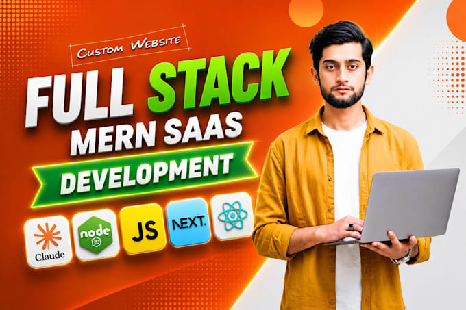 develop full stack, mern stack web applications with react,node, express mongodb