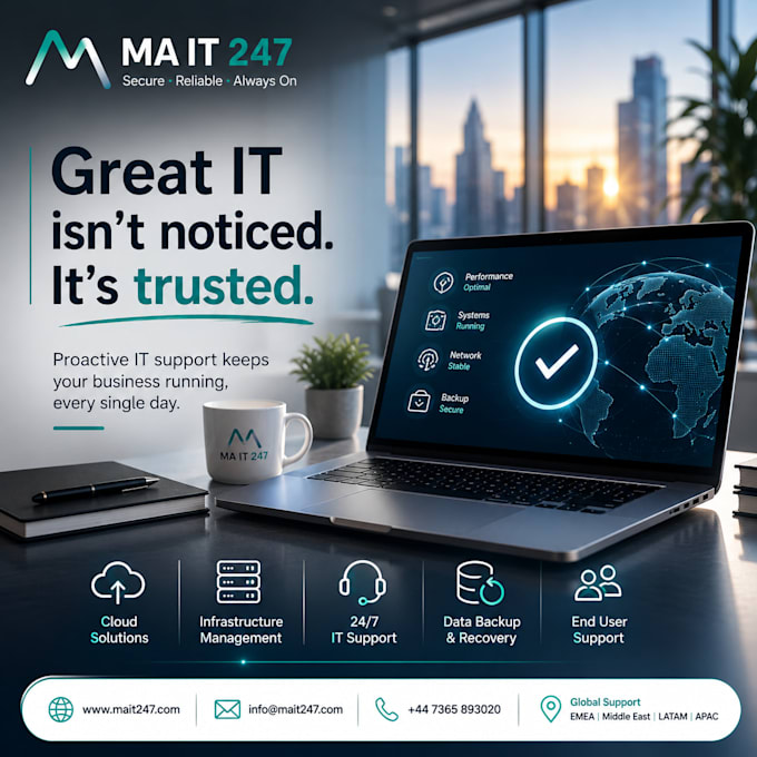 provide global IT support projects, onsite IT field engineer