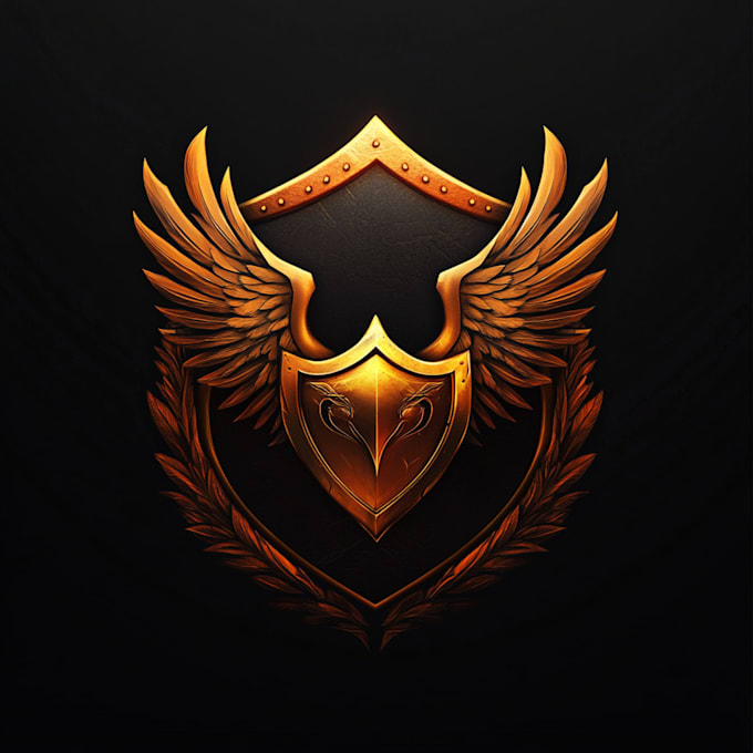 create a medieval, fantasy, rpg gaming logo