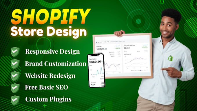 build shopify website design store redesign shopify store