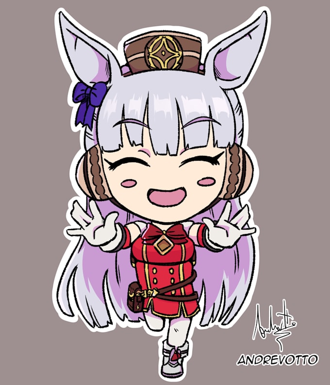 draw custom chibi characters of anime, manga, oc