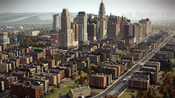 Urban Map Renders Recreate high rise urban city,landscape design, map render, site plan ...