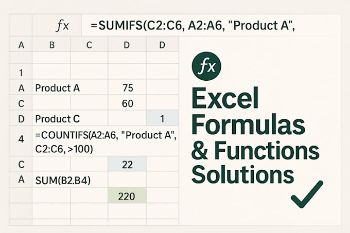make and fix formula in excel and google sheets