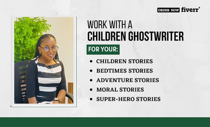 do children book writing, ghostwrite your childrens short stories