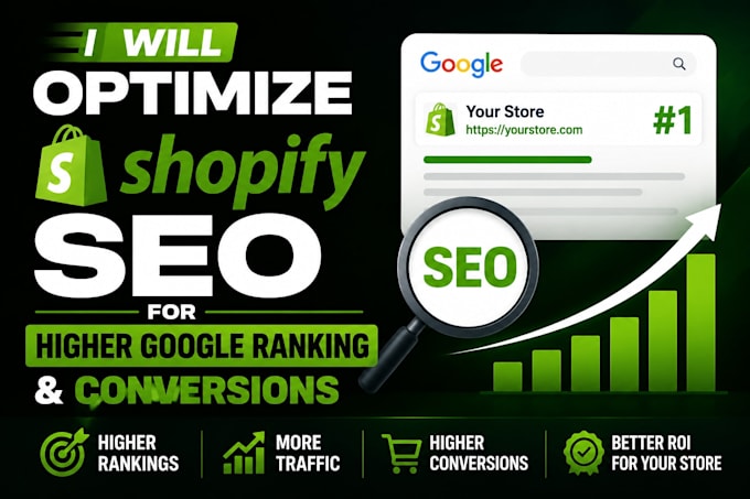 optimize shopify SEO for higher google ranking and conversions