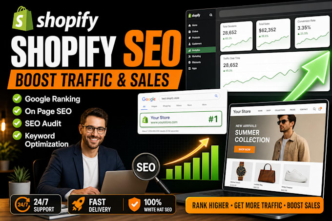 optimize shopify SEO for higher google ranking and conversions