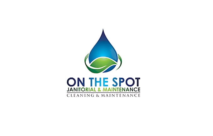 design unique modern cleaning and maintenance logo