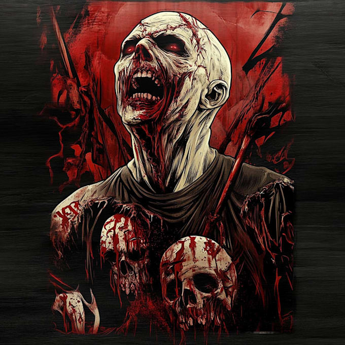 make metal, punk, hardcore, horror tshirt designs