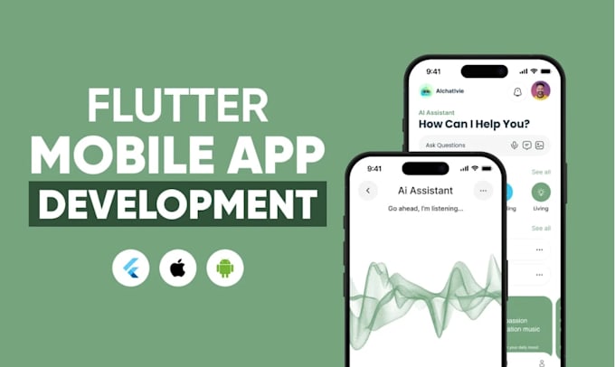 develop flutter app for android and ios