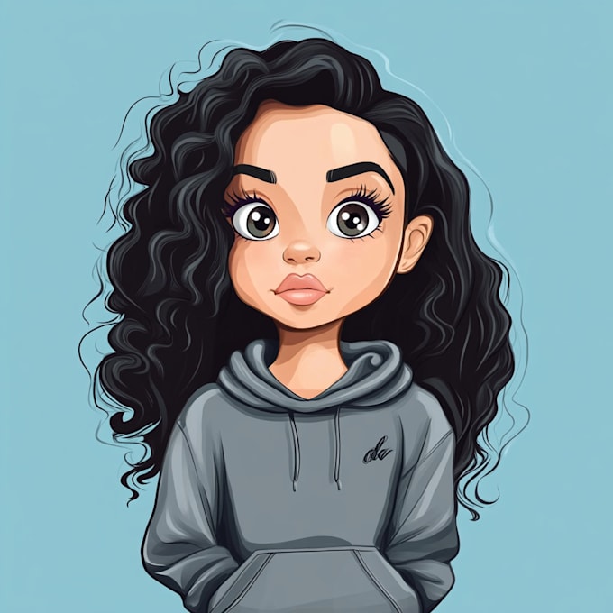 Draw custom cartoon caricature as avatar or profile picture by ...