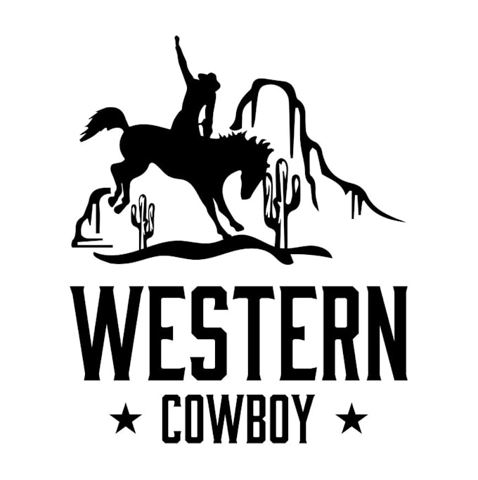 do a gorgeous western logo in illustrator design