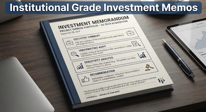 review real estate financial model and provide lp investment analysis
