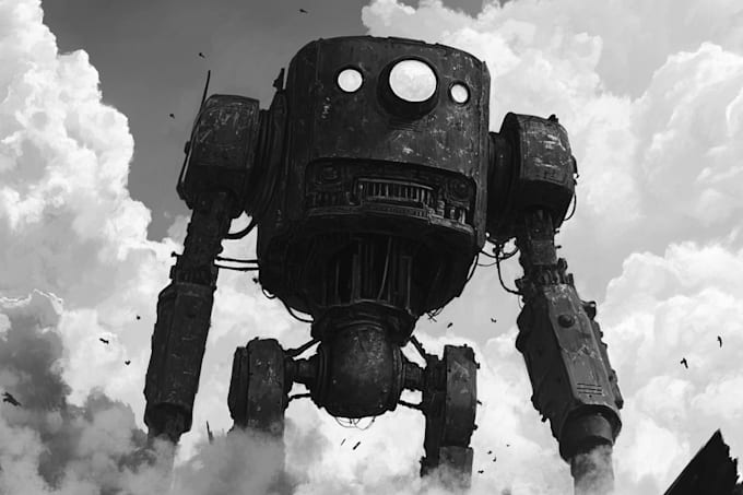 do warhammer illustration based on your description