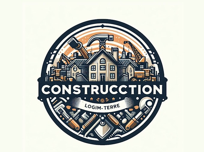do excavation, construction, real estate, and asphalt logo