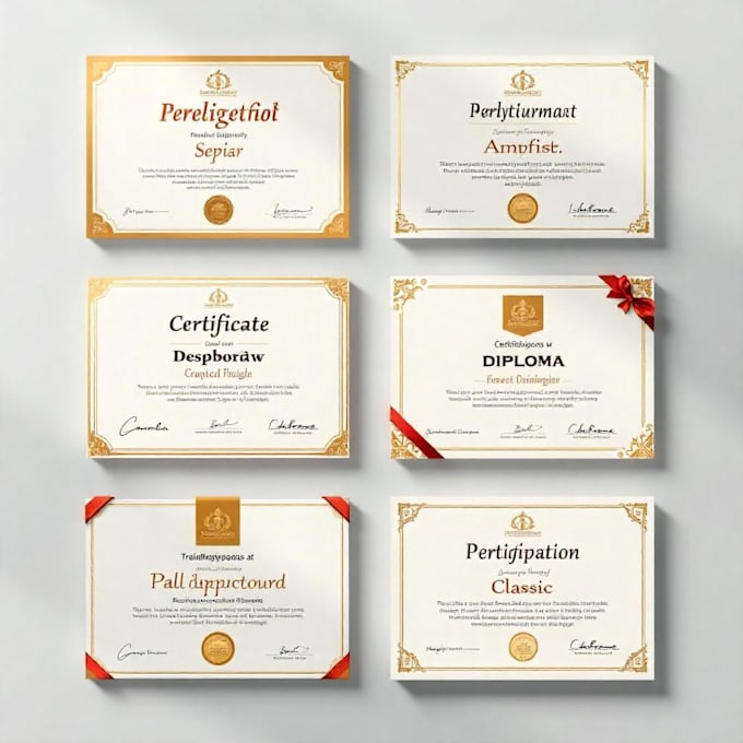 Design professional certificate templates and award certificates in 24 ...