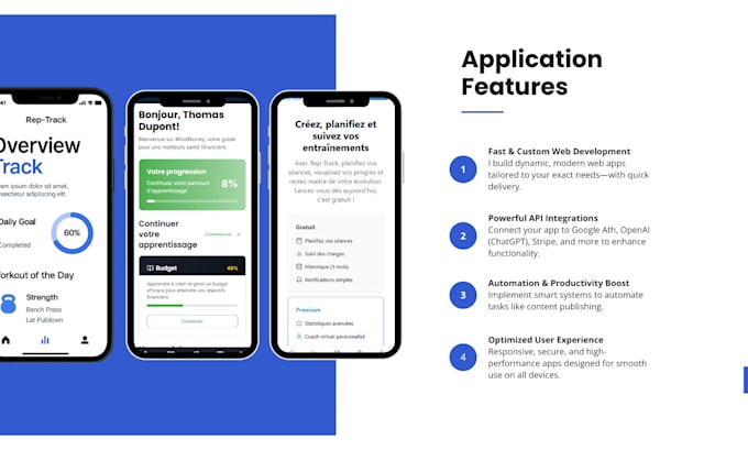 création webapp rapide et sécurisée