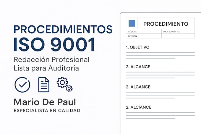 write and format iso quality documents