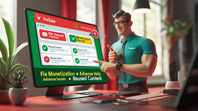 fix youtube monetization issues, reused content adsense issues