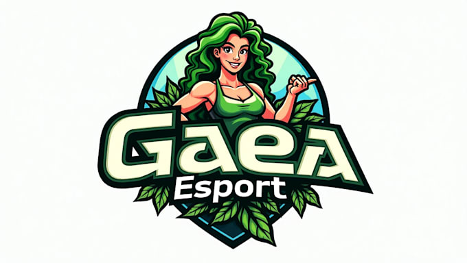 do awesome gaea esport mascot logo design