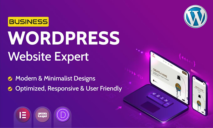 develop wordpress elementor website with SEO and speed optimization