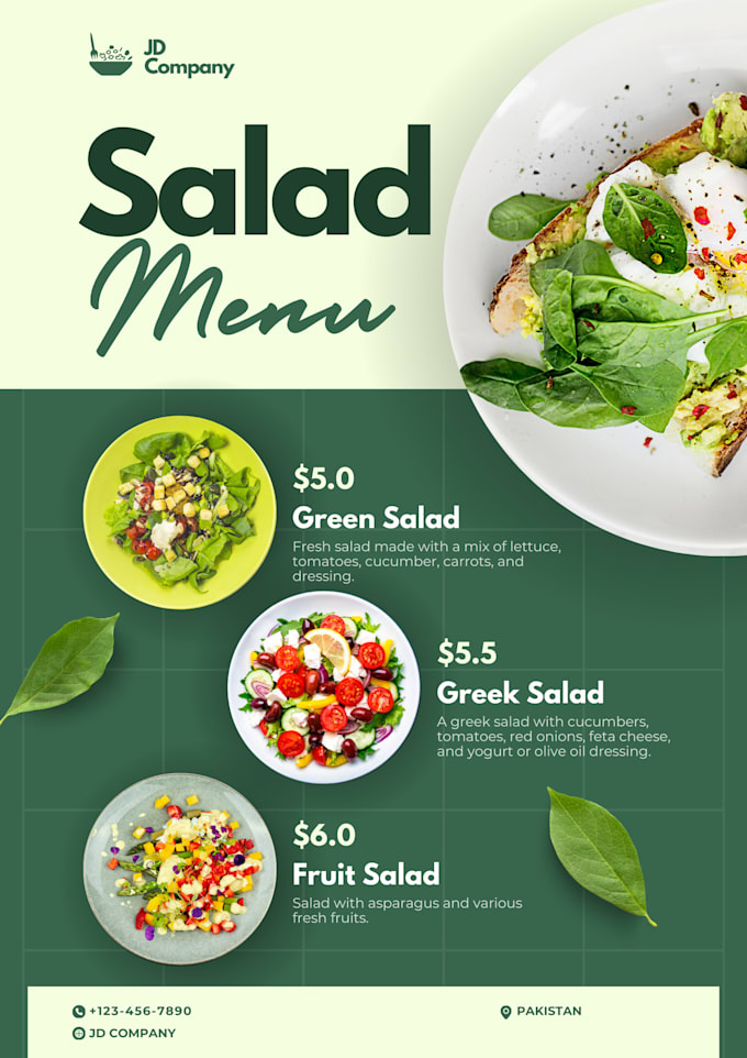 design stunning canva menus