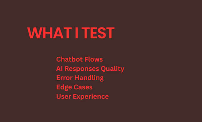 test your ai chatbot or ai application for bugs and edge cases
