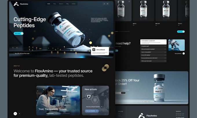 peptide website ecommerce peptide website peptide research website peptide store