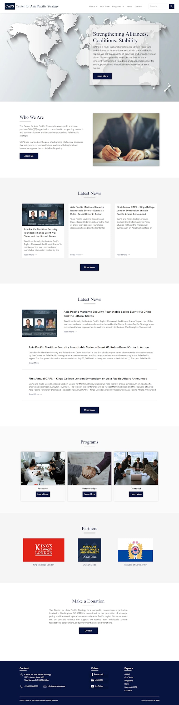 create clean responsive redesign website
