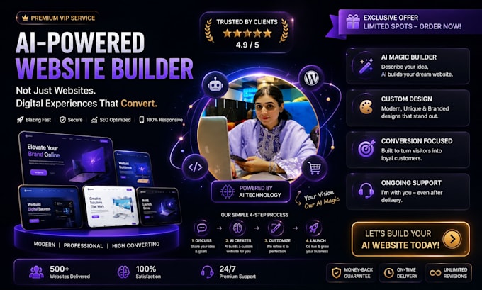develop ai website, ai app, ai web application, ai software