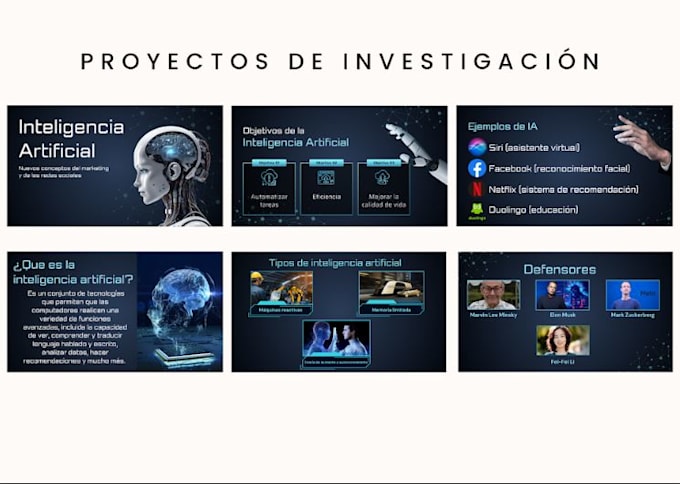 presentaciones laborales y tareas escolares